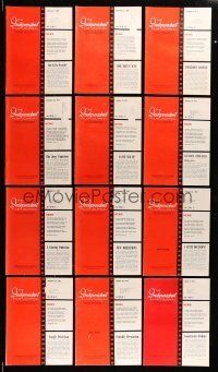 1h110 LOT OF 20 1977 INDEPENDENT FILM JOURNAL EXHIBITOR MAGAZINES '77 cool movie images & info!