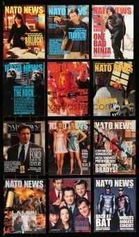 1h116 LOT OF 20 1995-96 NATO NEWS EXHIBITOR MAGAZINES '95-96 filled with movie images & info!
