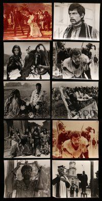 1h159 LOT OF 32 NON-US STILLS '60s lots of gypsy girls & a guy about to be hanged!