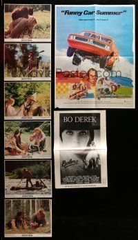 1h183 LOT OF 11 MISCELLANEOUS MOVIE ITEMS '70s-80s Grizzly Adams, Bolero, Journey to Oz & more!