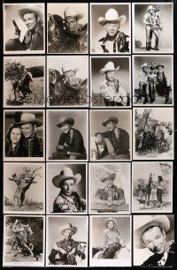 1h188 LOT OF 22 ROY ROGERS REPRO 8X10 STILLS WITH CALENDAR '80s portraits of the King of Cowboys!