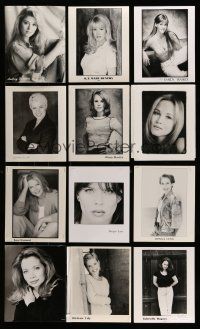 1h249 LOT OF 35 PUBLICITY 8X10 STILLS WITH RESUMES ON THE BACK '90s sexy actress portraits!