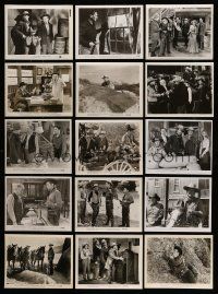 1h259 LOT OF 21 COWBOY WESTERN 8X10 STILLS '40s-50s great images of cowboy heroes saving the day!