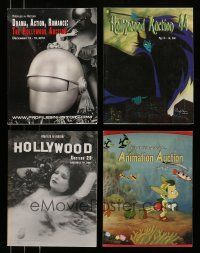 1h169 LOT OF 4 PROFILES IN HISTORY AUCTION CATALOGS '07-12 animation & other Hollywood memorabilia