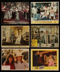 1h052 LOT OF 6 LOBBY CARDS '50s-70s great scenes from a variety of different movies!