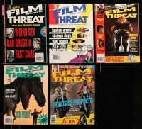 1h136 LOT OF 5 FILM THREAT MAGAZINES '92-96 filled with great movie images & articles!