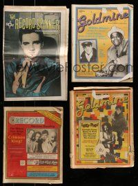 1h138 LOT OF 4 MAGAZINES '82-84 The Record Spinner, Goldmine, Record Auction Monthly!