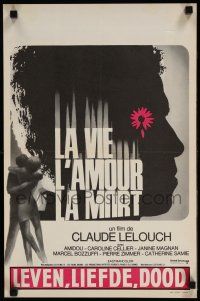 1j083 LIFE LOVE DEATH Belgian '69 Claude Lelouch, La vie, l'amour, la mort!