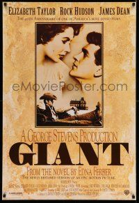 1j009 GIANT Canadian 1sh R96 James Dean, Elizabeth Taylor, Rock Hudson, directed by George Stevens!