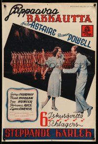 1j175 BROADWAY MELODY OF 1940 Finnish '40 close up of Fred Astaire dancing with Eleanor Powell!