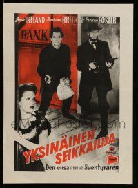 1j197 I SHOT JESSE JAMES Finnish '54 directed by Sam Fuller, Preston Foster, Barbara Britton!