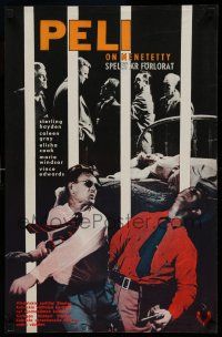 1j206 KILLING Finnish '61 directed by Stanley Kubrick, Sterling Hayden, classic film noir caper!