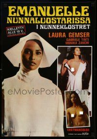 1j221 SISTER EMANUELLE Finnish '80 images of sexy Laura Gemser as nun trying to be good!