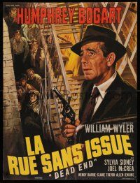 1j031 DEAD END French 23x30 R60s William Wyler, Sylvia Sidney, Joel McCrea, art of Humphrey Bogart!