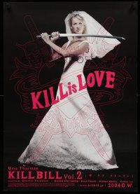 1j702 KILL BILL: VOL. 2 advance Japanese '04 Quentin Tarantino, sexy bride Uma Thurman with katana!