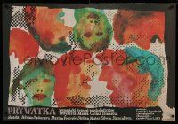 1j439 PREA CALD PENTRU LUNA MAI Polish 26x38 '86 Maria Callas Dinescu directed, K. Lada art!