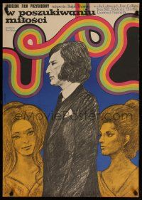1j365 QUEST FOR LOVE Polish 23x33 '74 Joan Collins, cool Stanchurski art of top stars!