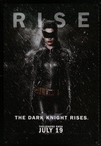 1j006 DARK KNIGHT RISES teaser DS Singapore '12 cool image of sexy Anne Hathaway as Catwoman, Rise!
