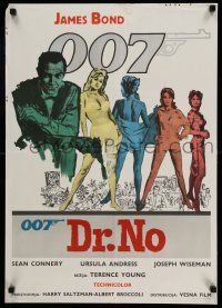 1j552 DR. NO Yugoslavian 20x28 '62 Connery is the most extraordinary gentleman spy James Bond 007!