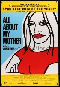 1k035 ALL ABOUT MY MOTHER int'l 1sh '99 Pedro Almodovar's Todo Sobre Mi Madre, cool art by Marine!