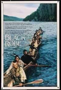 1k089 BLACK ROBE 1sh '91 Australian Bruce Beresford, Algonquin Native American Indians!