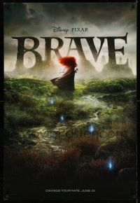1k103 BRAVE advance DS 1sh '12 Disney/Pixar fantasy cartoon set in Scotland, far away image!