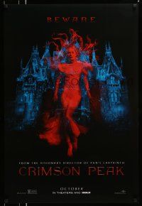 1k151 CRIMSON PEAK teaser DS 1sh '15 Guillermo del Toro horror, cool ghostly Mia Wasikowska