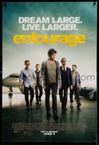 1k212 ENTOURAGE advance DS 1sh '15 Jeremy Piven, Kevin Connelly, Liam Neeson, Dream Large!