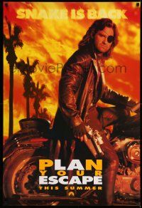 1k217 ESCAPE FROM L.A. teaser 1sh '96 John Carpenter, Kurt Russell returns as Snake Plissken!