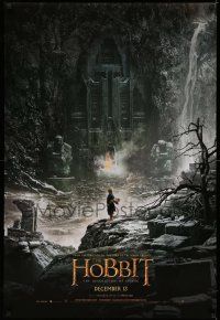 1k326 HOBBIT: THE DESOLATION OF SMAUG teaser DS 1sh '13 cool image of Bilbo outside Erebor!