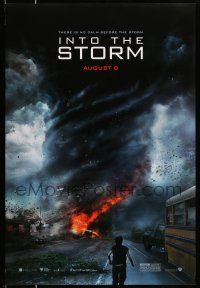 1k379 INTO THE STORM teaser DS 1sh '14 Richard Armitage, tornado storm chaser action!