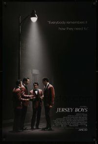 1k397 JERSEY BOYS advance DS 1sh '14 John Lloyd Young as Frankie Valli, The Four Seasons!