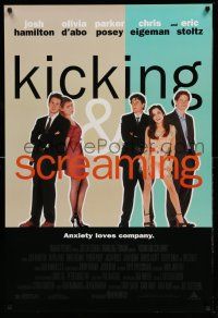 1k407 KICKING & SCREAMING 1sh '95 directed by Noah Baumbach, anxiety loves company!