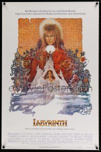 1k426 LABYRINTH 1sh '86 Jim Henson, art of David Bowie & Jennifer Connelly by Ted CoConis!
