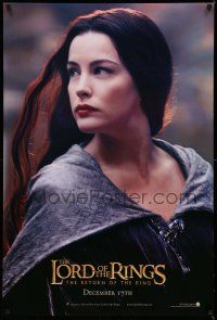 1k466 LORD OF THE RINGS: THE RETURN OF THE KING teaser DS 1sh '03 sexy Liv Tyler as Arwen!