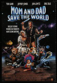 1k524 MOM & DAD SAVE THE WORLD DS 1sh '92 Teri Garr, Jon Lovitz, Eric Idle, Craig art!