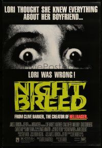 1k553 NIGHTBREED 1sh '90 Clive Barker, David Cronenberg, Craig Sheffer, Anne Bobby!