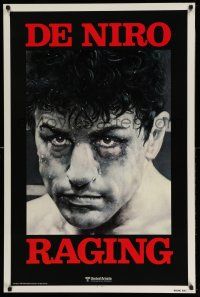 1k620 RAGING BULL teaser 1sh '80 Robert De Niro, Martin Scorsese, boxing classic!