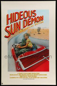 1k828 WHAT'S UP HIDEOUS SUN DEMON 1sh '83 wacky sci-fi horror spoof starring Clarke's son