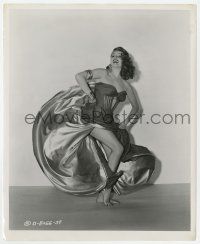 1m099 AFFAIR IN TRINIDAD 8.25x10 still '52 sexiest dancing Rita Hayworth lifting skirt by Lippman!