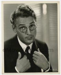 1m102 AGGIE APPLEBY MAKER OF MEN 8x10.25 still '33 Charles Farrell wearing glasses by Bachrach!