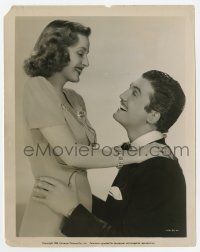 1m123 ARGENTINE NIGHTS 8x10 still '40 romantic close up of Constance Moore & George Reeves!