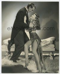 1m136 BALL OF FIRE 7.25x9.25 still '41 sexy Barbara Stanwyck & Gary Cooper by Hurrell!