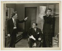 1m163 BLONDIE KNOWS BEST 8.25x10 still '46 Arthur Lake tries to hide his face from Shemp Howard!