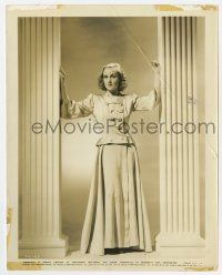 1m198 CAROLE LOMBARD 8x10 still '39 full-length modeling a pretty outfit between two pillars!