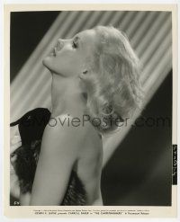 1m199 CARPETBAGGERS 8.25x10 still '64 naked profile of Carroll Baker holding fur to her chest!