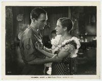 1m325 FLAMING GOLD 8x10.25 still '33 O'Brien learns his partner's wife Mae Clarke's a prostitute!