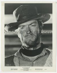 1m330 FOR A FEW DOLLARS MORE 8x10.25 still '67 best head & shoulders portrait of Clint Eastwood!