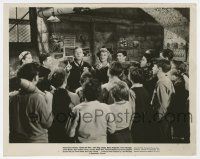 1m385 GOING MY WAY 8x10.25 still '44 Bing Crosby & Jean Heather talk to crowd of young boys!