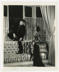 1m429 HE STAYED FOR BREAKFAST 8.25x10 still '40 Loretta Young watches Douglas exit through window!